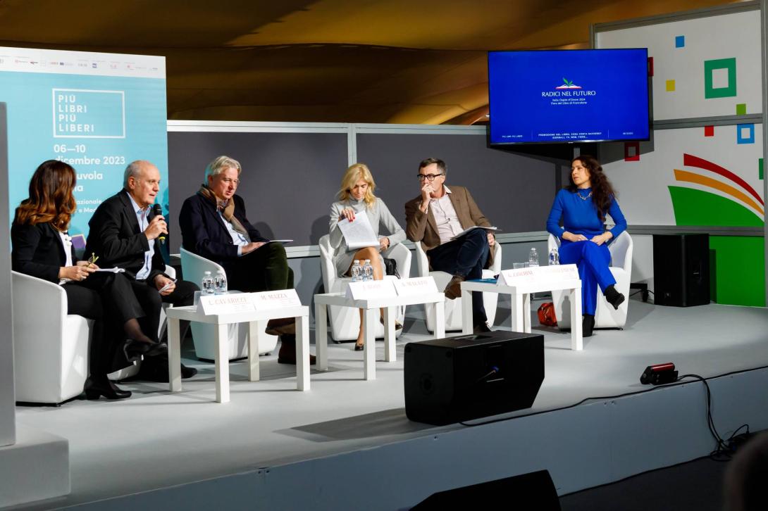 Panel Loretta Cavaricci; Mauro Mazza; Juergen Boos; Annamaria Malato; Giorgio Zanchini; Roberta Scorranese