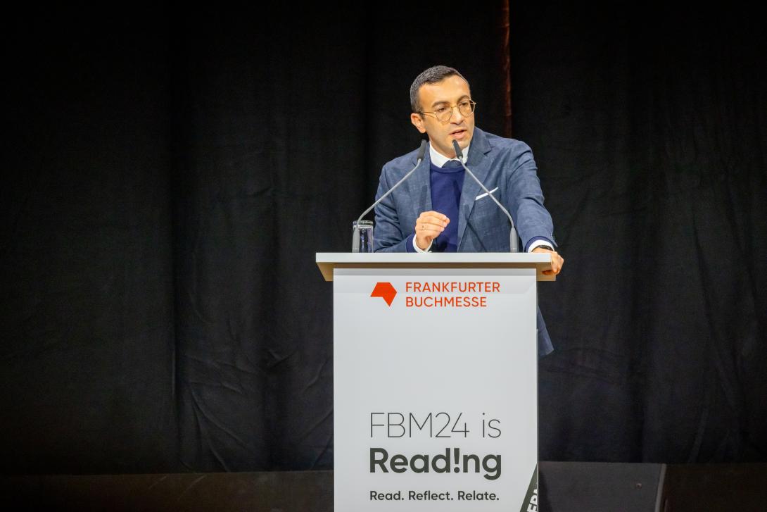 Opening Ceremony of Frankfurter Buchmesse and Italy Guest of Honour Pavilion 2024