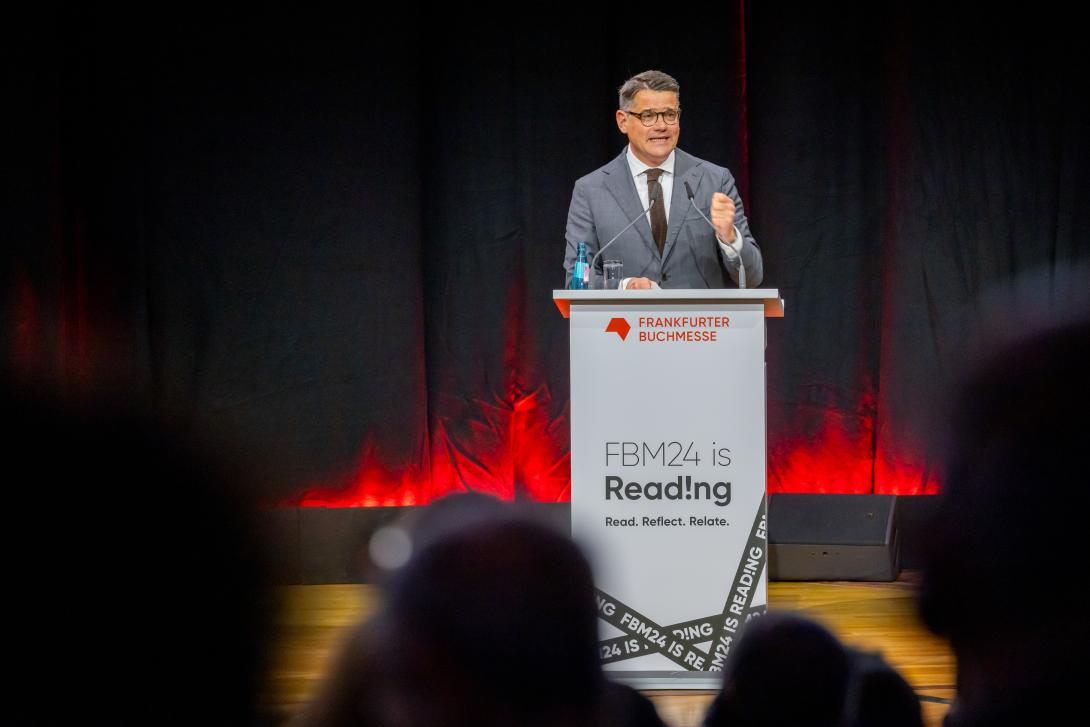 Opening Ceremony of Frankfurter Buchmesse and Italy Guest of Honour Pavilion 2024